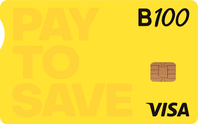 Logo Tarjeta de débito Pay to Save de B100
